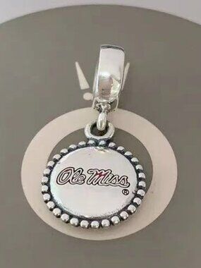 Pandora Ole Miss Dangle Charm, Mississippi Travel Charm